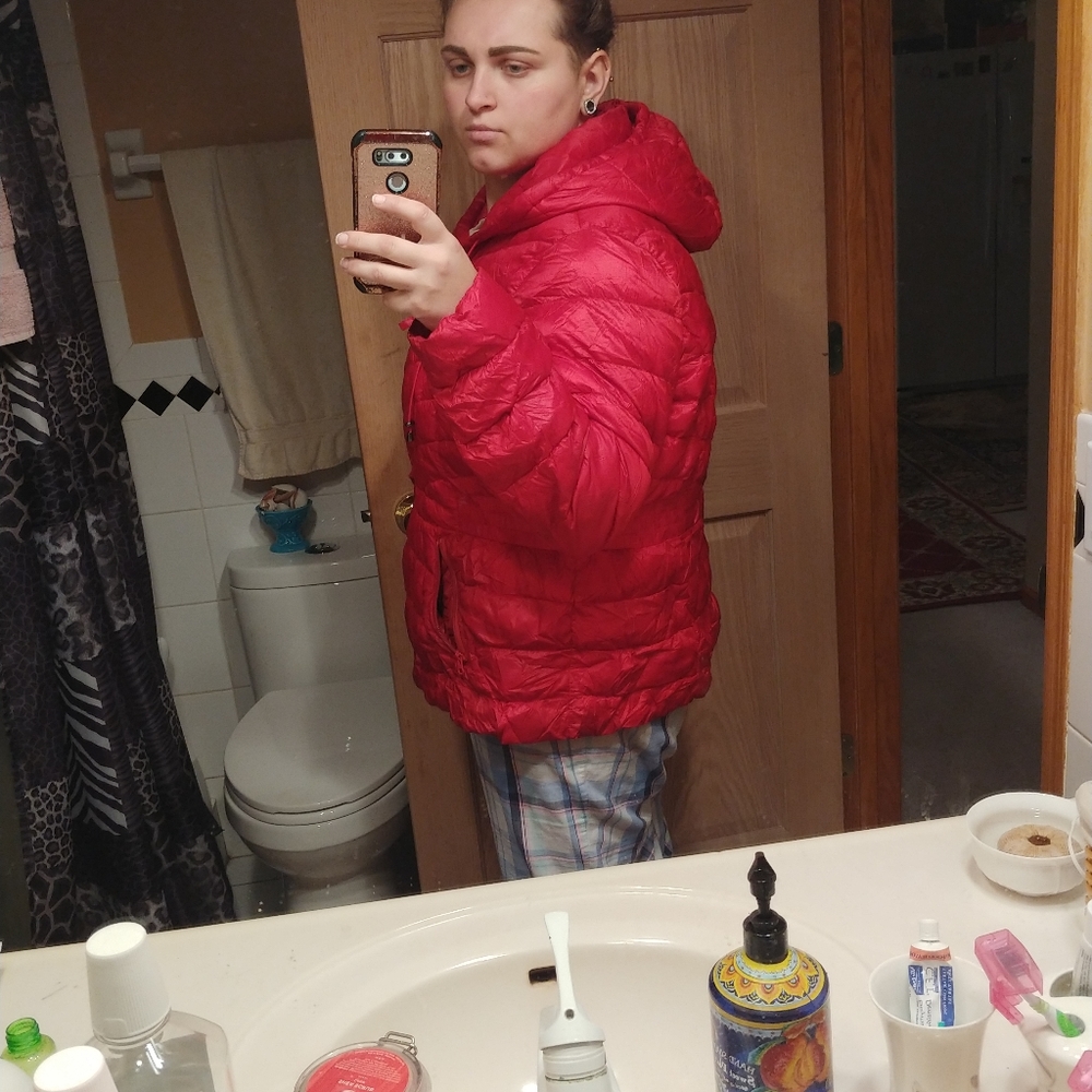 Plus size down windproof jacket - Picture 2 of 6